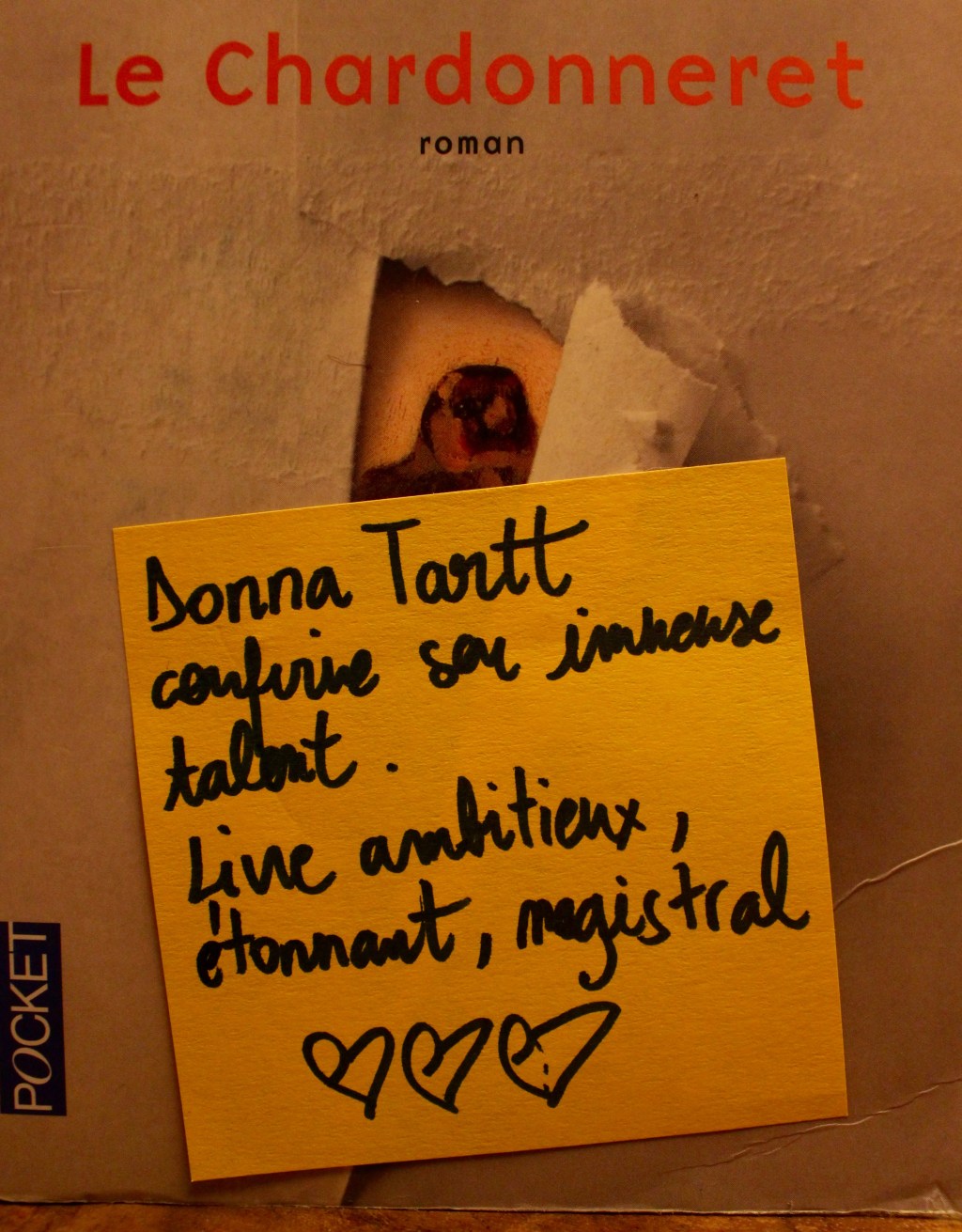Le chardonneret de Donna&nbsp;Tartt