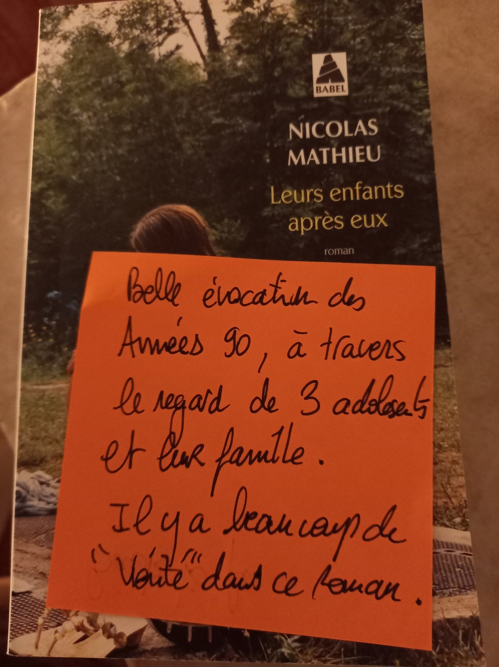 Leurs enfants après eux de Nicolas&nbsp;Mathieu